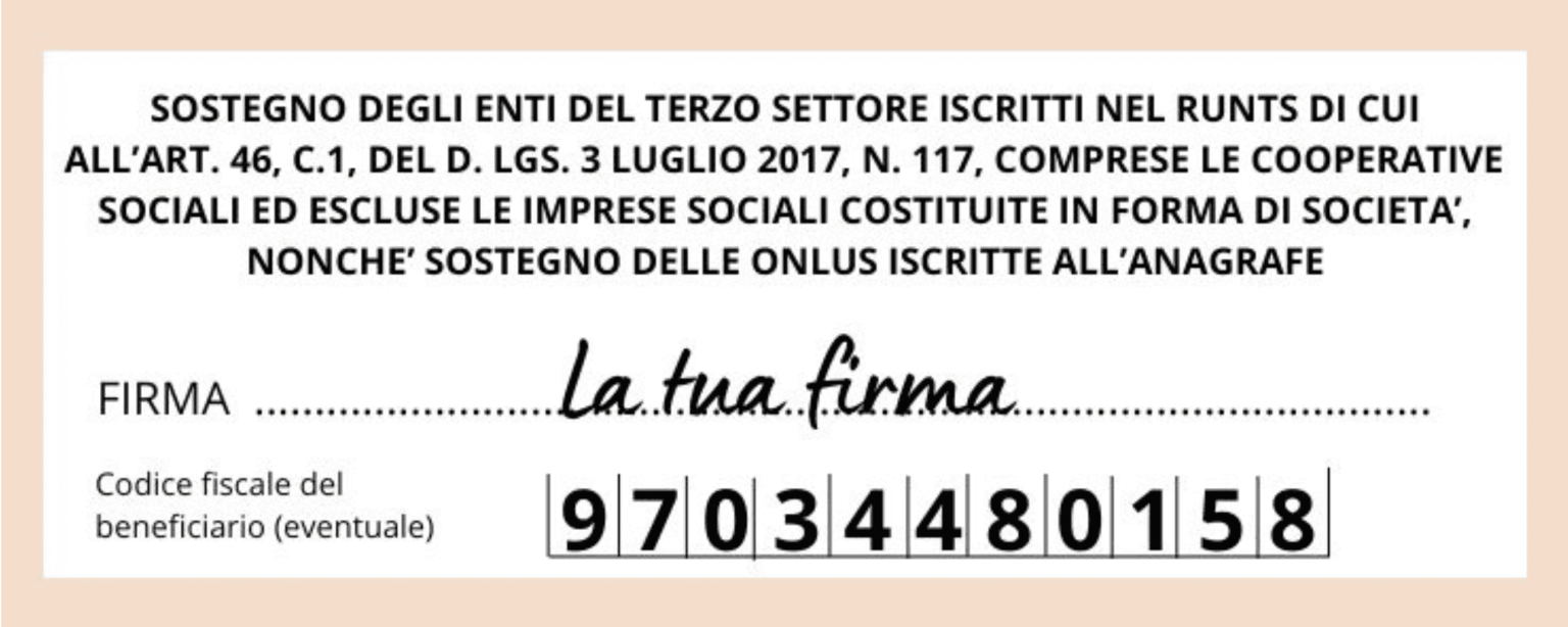 Come firmare per donare il 5x1000 al CAV Mangiagalli di Milano